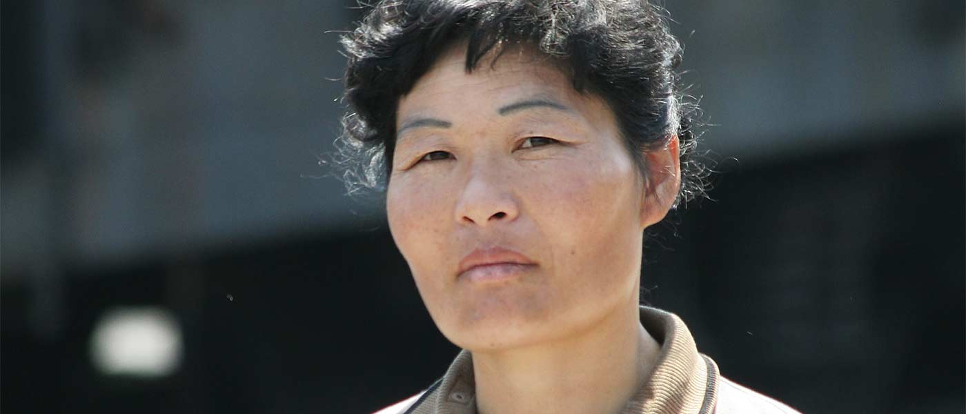 North Korean woman